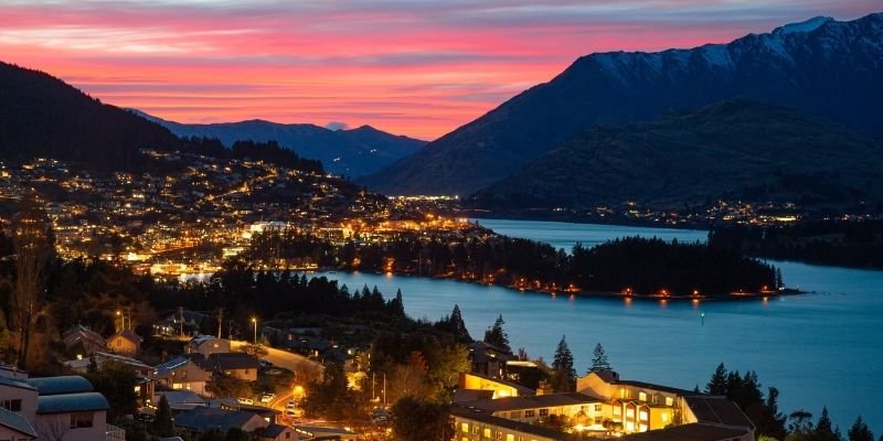 Qantas Airlines Queenstown Office in New Zealand