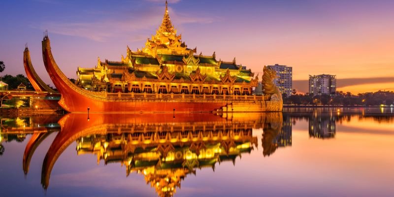 China Eastern Airlines Rangoon Office in Myanmar