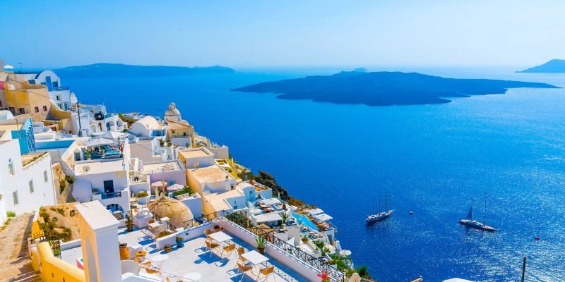Air France Santorini Office in Greece