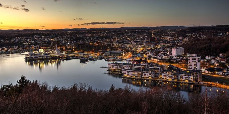 Braathens Regional Airlines Sandefjord Office in Norway